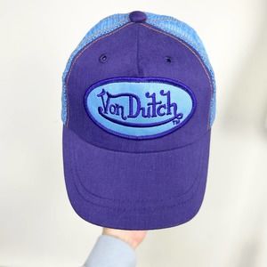 Von Dutch baby blue/purple hat